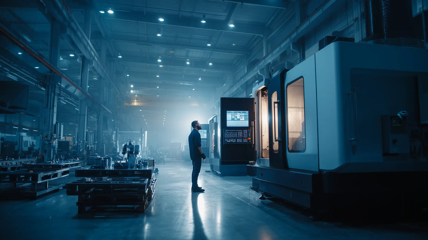 Tech Tool and Oemeta coolant mist reduction in a CNC shop with enclosed machine and clean fluid control system