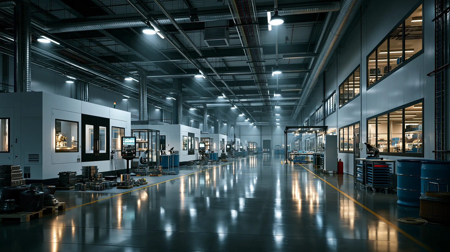 Tech Tool and Oemeta industrial sourcing with coolant tooling and workholding in a premium manufacturing facility