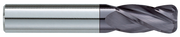 GARR TOOL 830RA Corner Radius End Mill — representative series image; exact dimensions vary by EDP