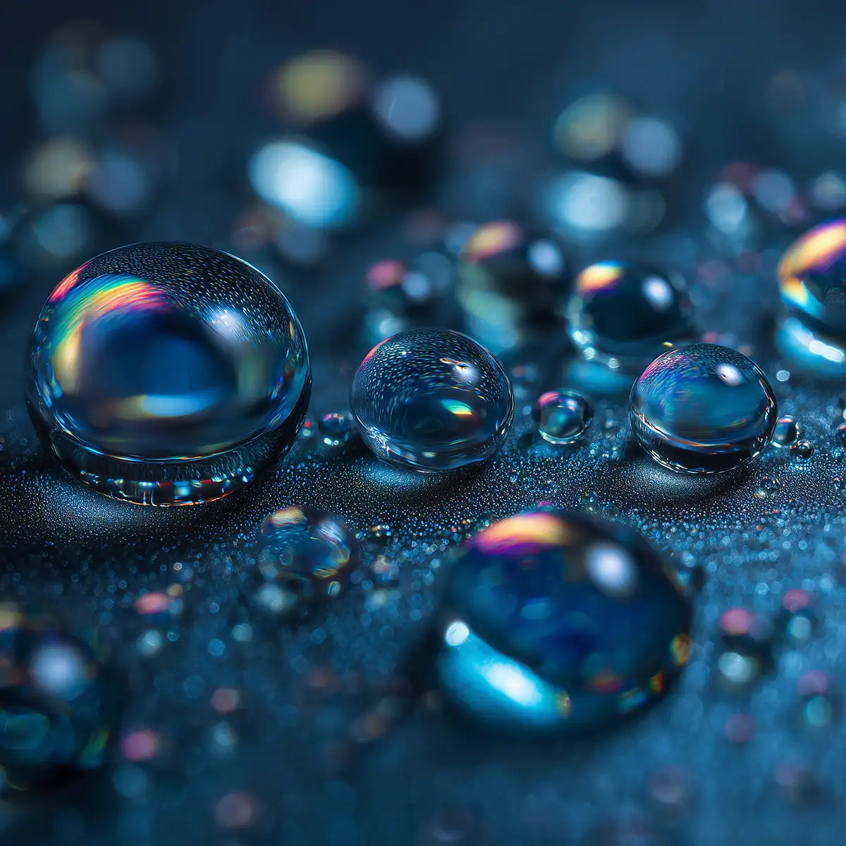 Oemeta Estramet S77 semi synthetic ester coolant showing smooth clean droplet movement on machined metal demonstrating lubricity heat control all material safety and heavy machining performance