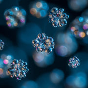 Oemeta HYCUT SE 12 EP Hycut oil shown as clean suspended micro droplets highlighting EP lubricity cooling stability and heavy cutting performance