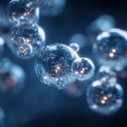 Oemeta NOVAMET 900 semi synthetic coolant shown on a blue coolant surface with clear micro droplet detail used by Tech Tool for all types of machining and all materials safe performance