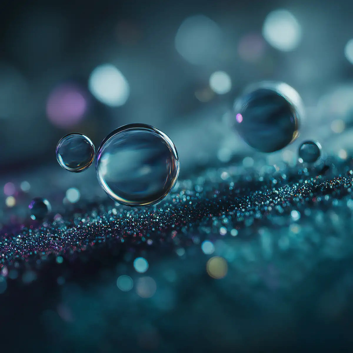 Oemeta OEMETOL 705 straight oil macro droplets on metal surface showing clean film strength ester EP additive performance and high stability for heavy machining