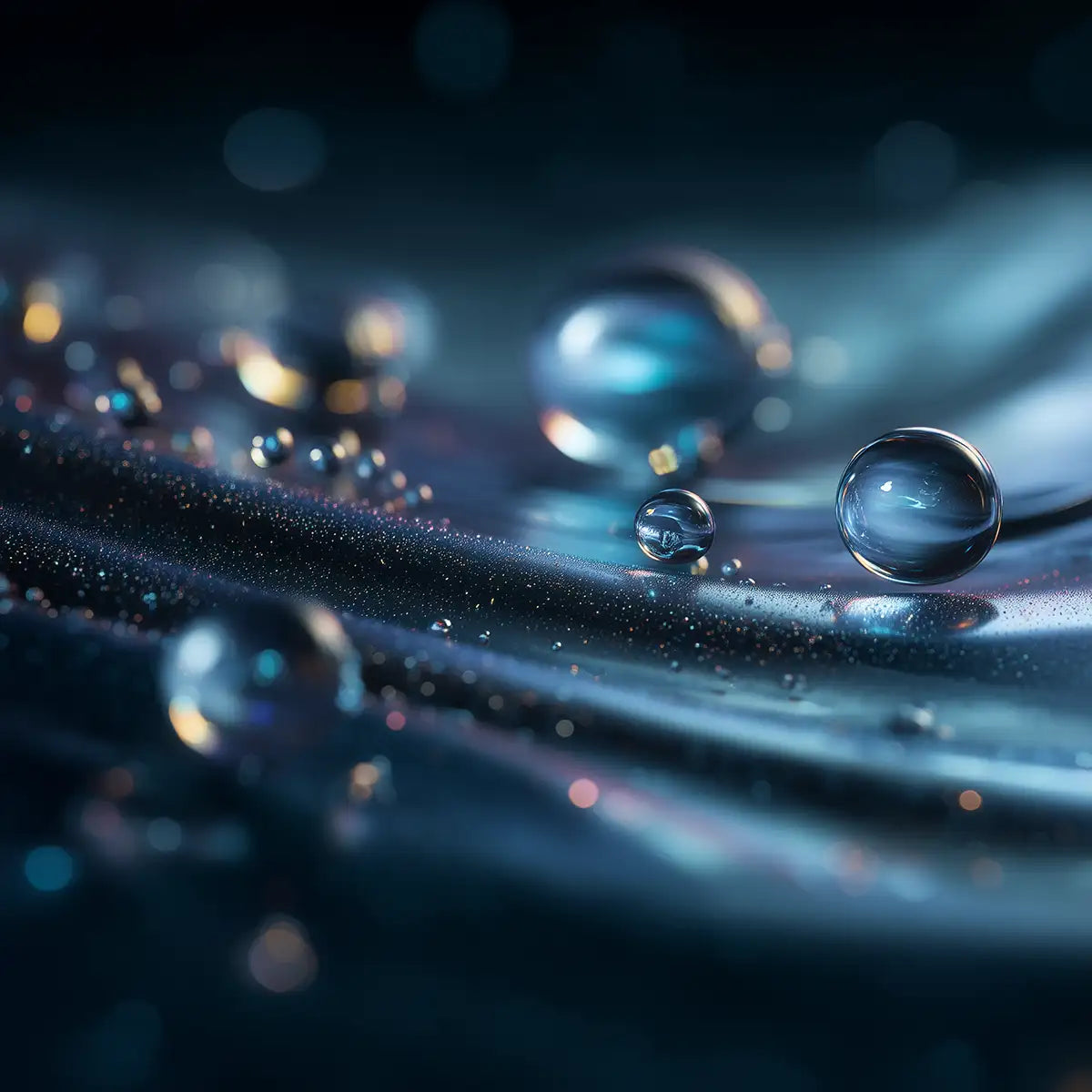 Oemeta Oemetol 715 straight oil with smooth high-flash-point micro-droplets showing clean lubricity stability and mineral ester EP performance for demanding machining