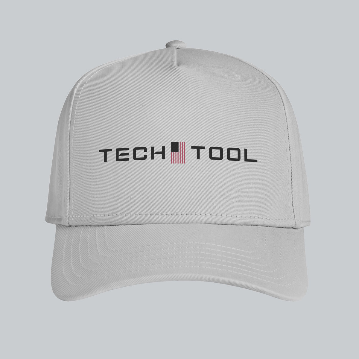 Tech Tool Core Frame Cap, front view showing Tech Tool DTF logo | Color: Storm