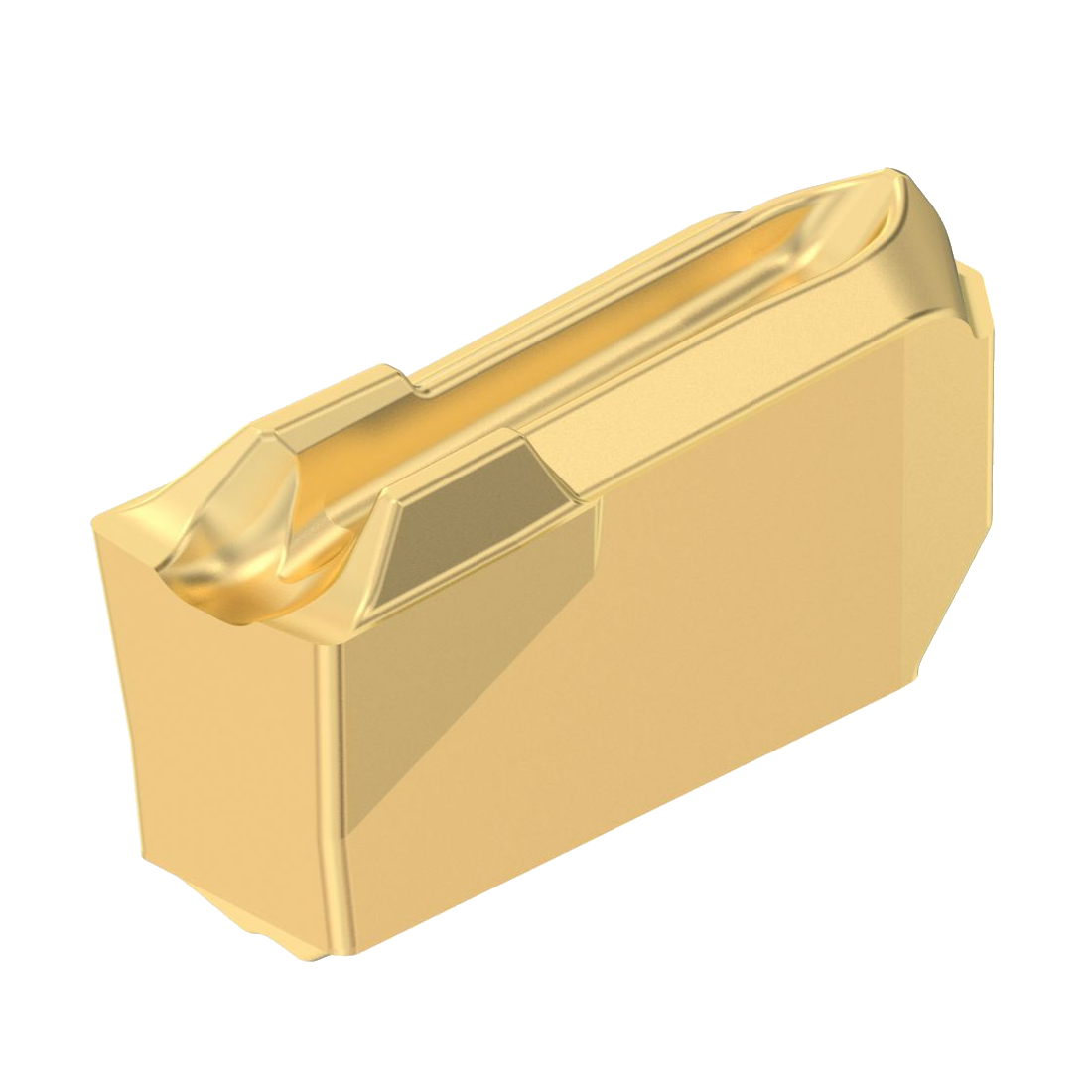 Kennametal Beyond Evolution CL cutoff insert, alternate representative finish — representative manufacturer rendering