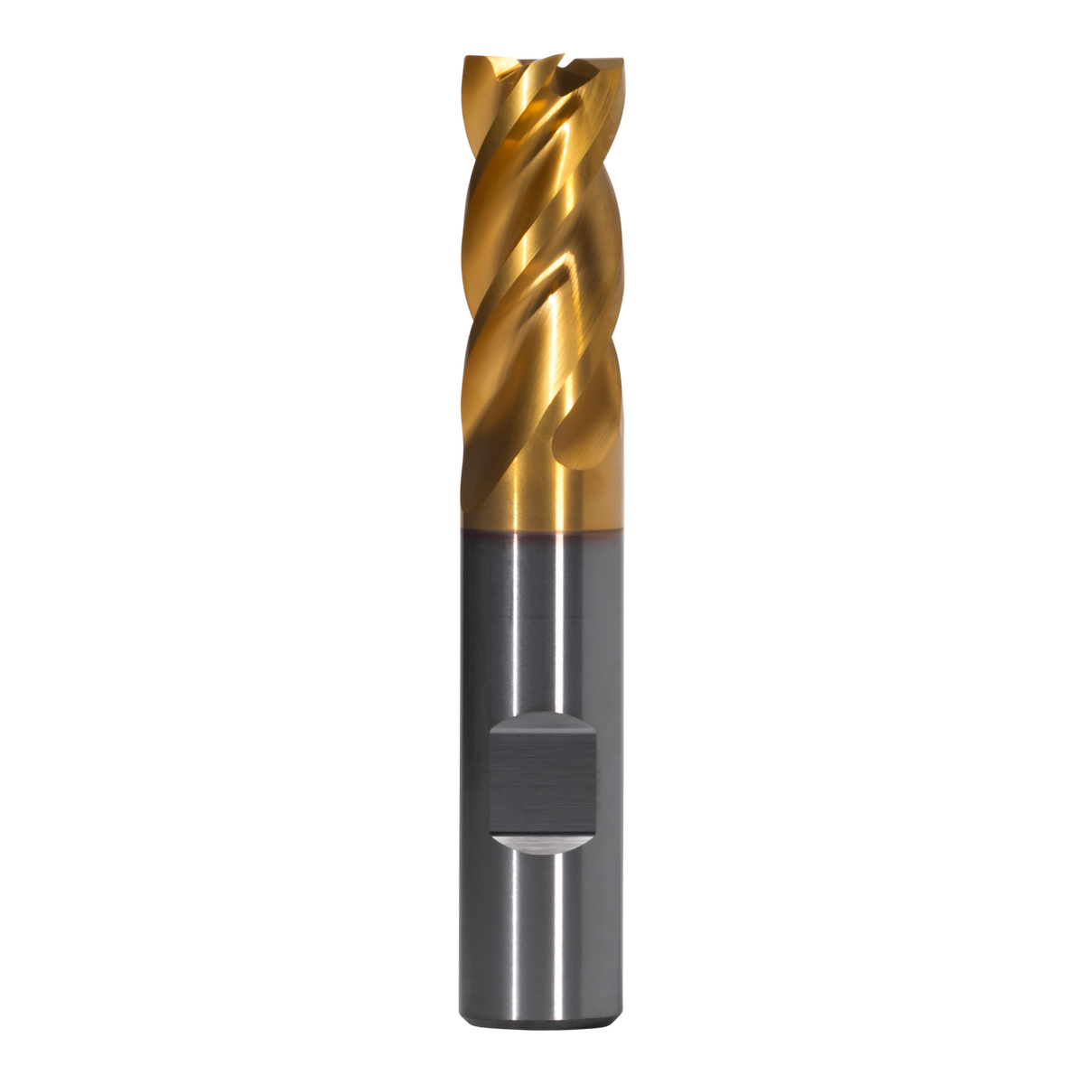 Kennametal GOmill PRO square end mill with Weldon shank — manufacturer photograph of material 7231140; representative family image, exact configuration dimensions vary.
