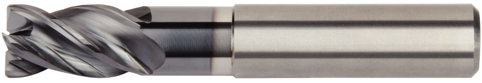 Kennametal HARVI I TE Chamfered End Mill — Necked — Plain Shank — Metric