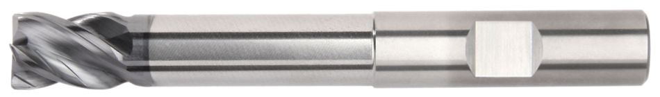 Kennametal HARVI I TE Corner Radius End Mill — Extended Neck — Weldon Shank — Metric