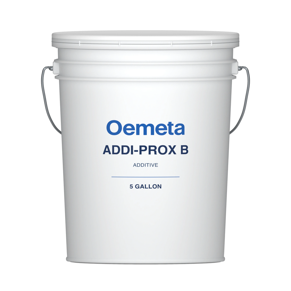 Oemeta ADDI-PROX B additive in a 5-gallon pail