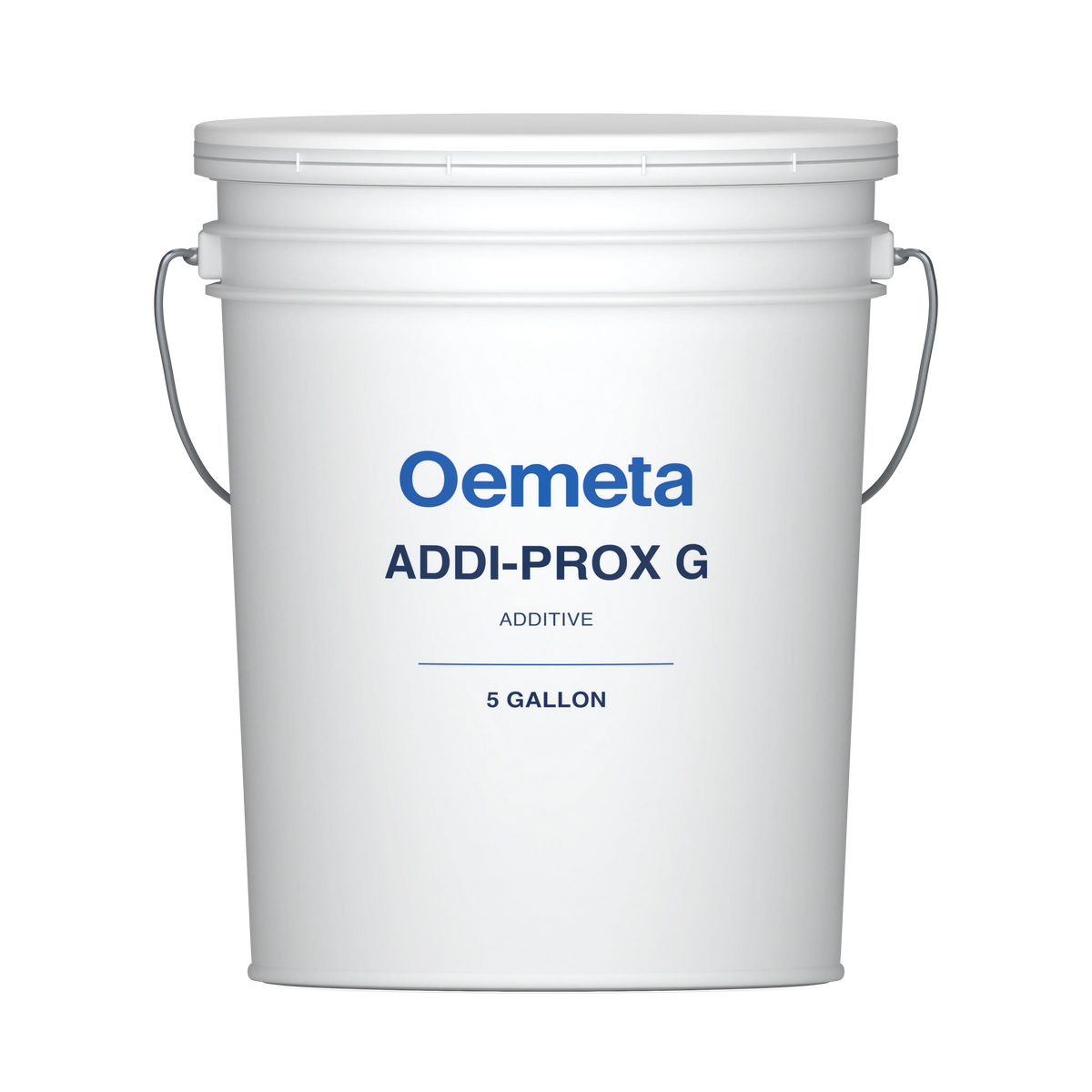 Oemeta ADDI-PROX G additive in a 5-gallon pail