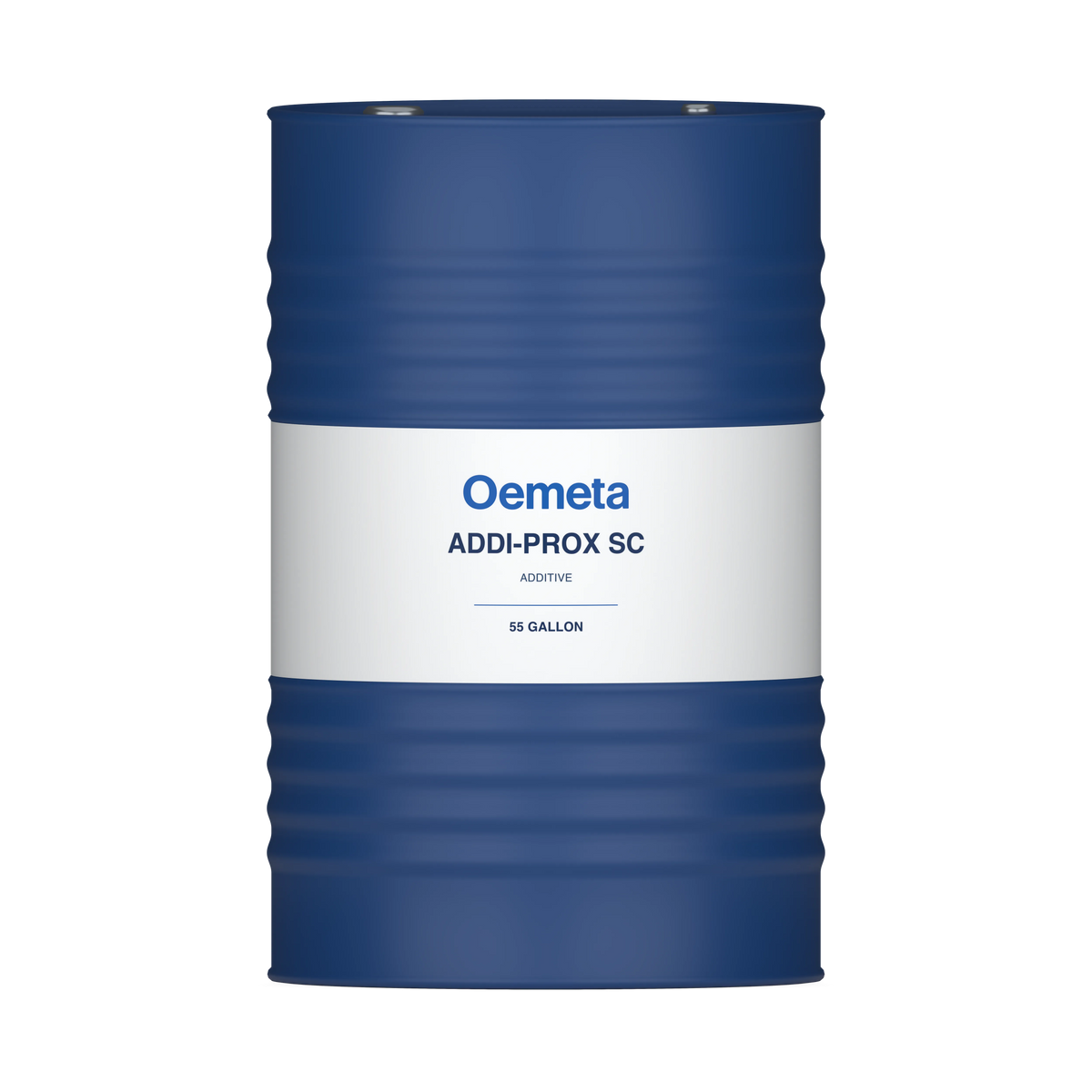 Oemeta ADDI-PROX SC additive in a 55-gallon drum