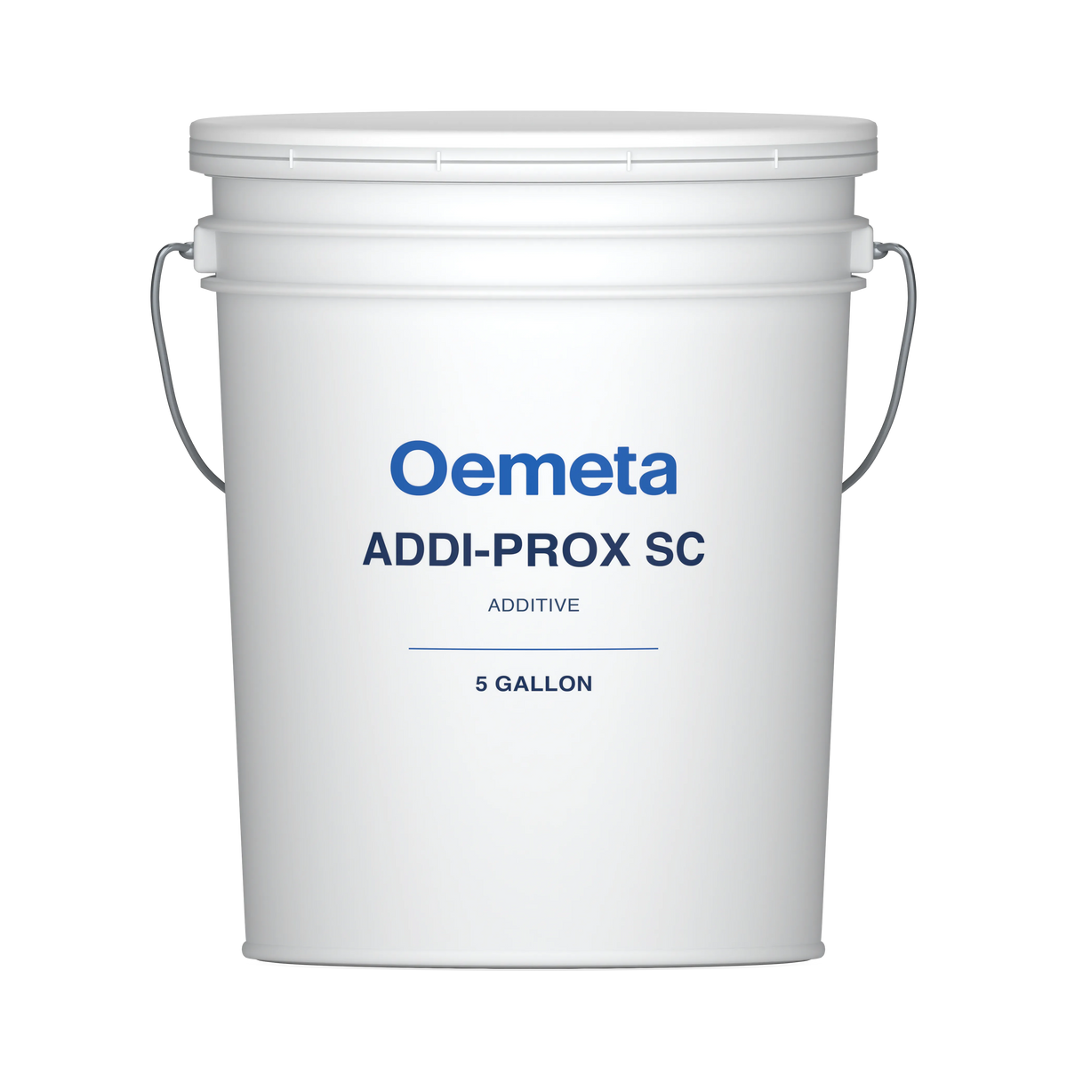 Oemeta ADDI-PROX SC additive in a 5-gallon pail