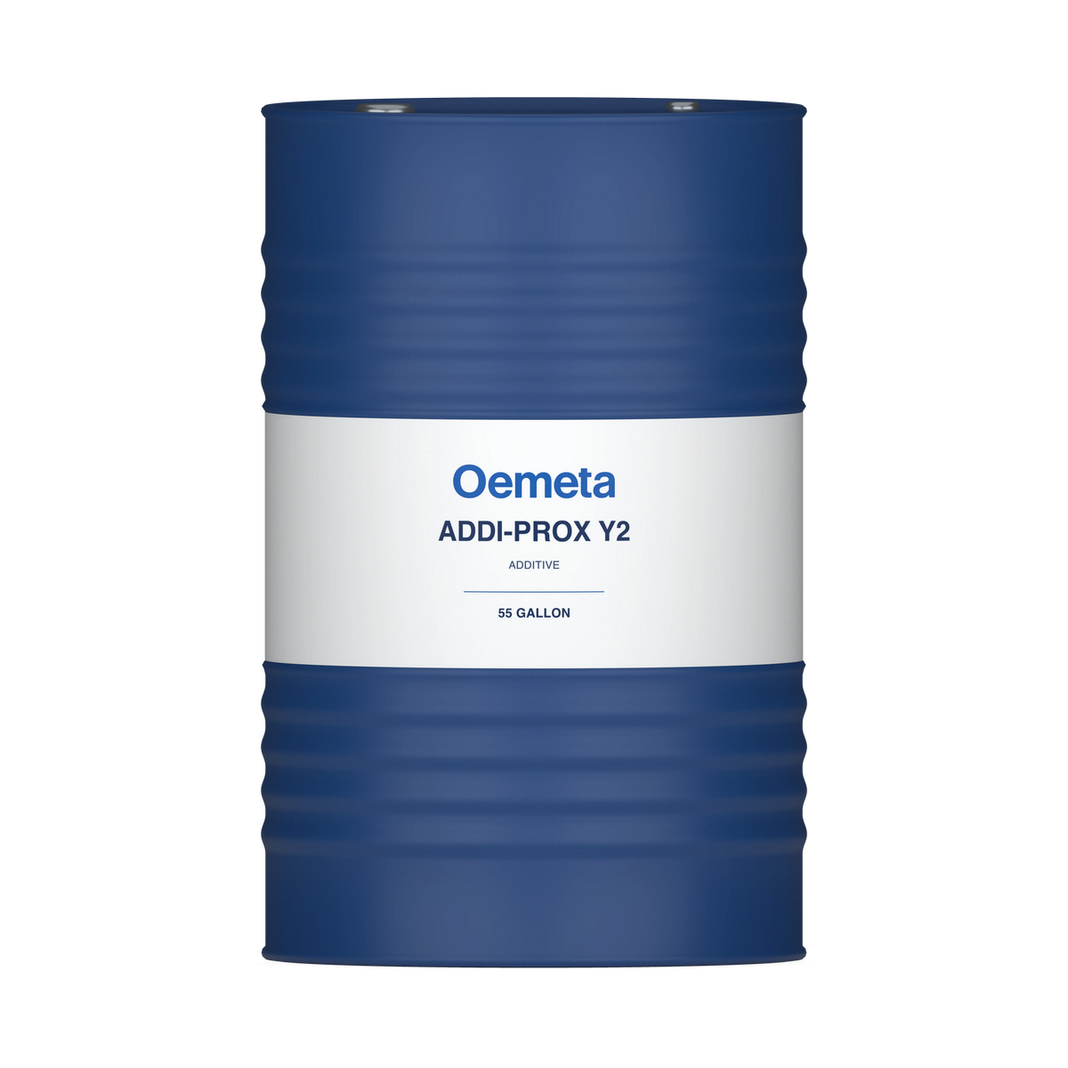 Oemeta ADDI-PROX Y2 additive in a 55-gallon drum