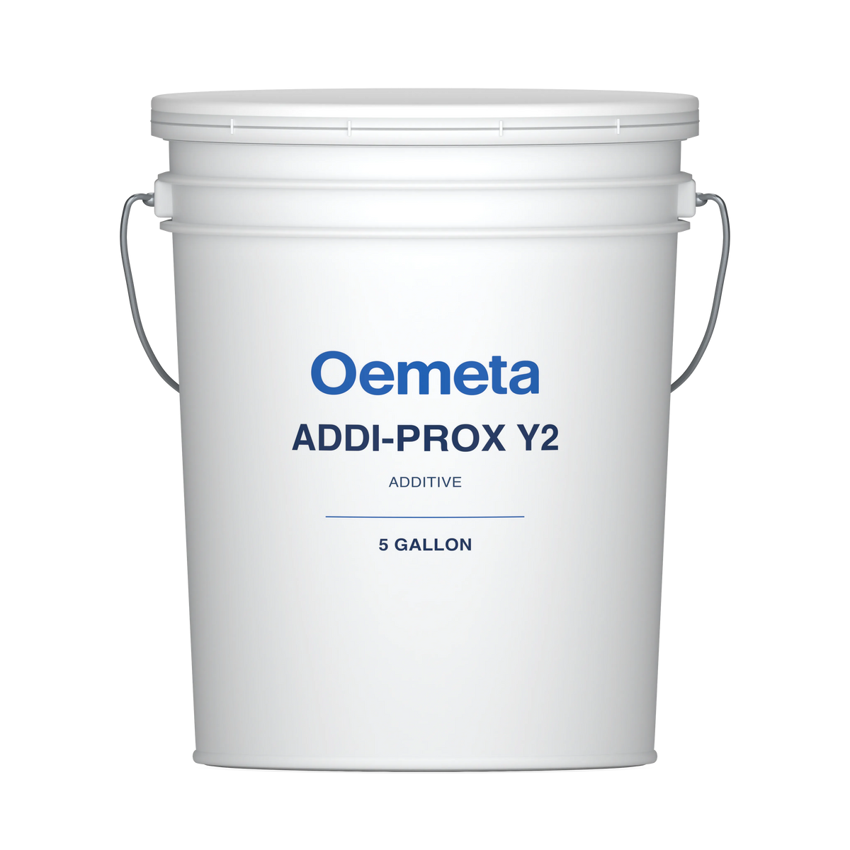 Oemeta ADDI-PROX Y2 additive in a 5-gallon pail