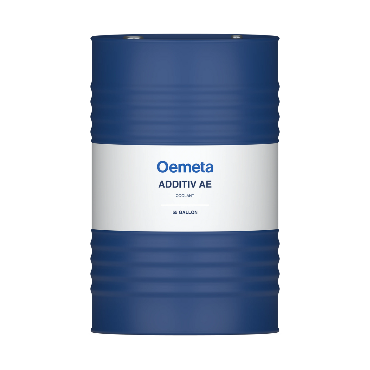 Oemeta ADDITIV AE coolant in a 55-gallon drum