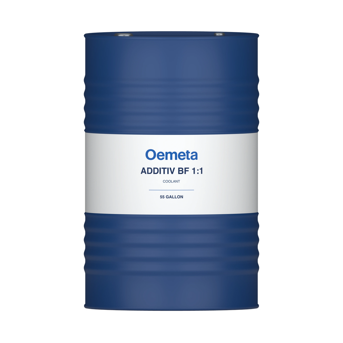 Oemeta ADDITIV BF 1:1 coolant in a 55-gallon drum