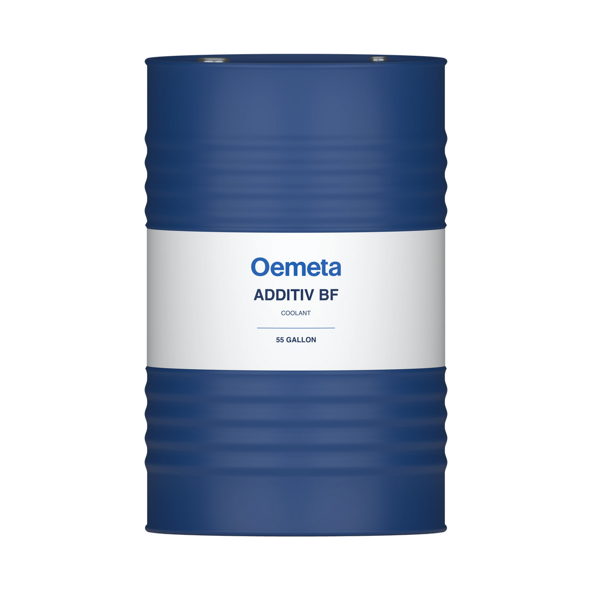 Oemeta ADDITIV BF coolant in a 55-gallon drum
