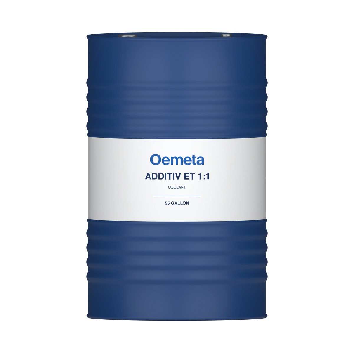Oemeta ADDITIV ET 1:1 coolant in a 55-gallon drum