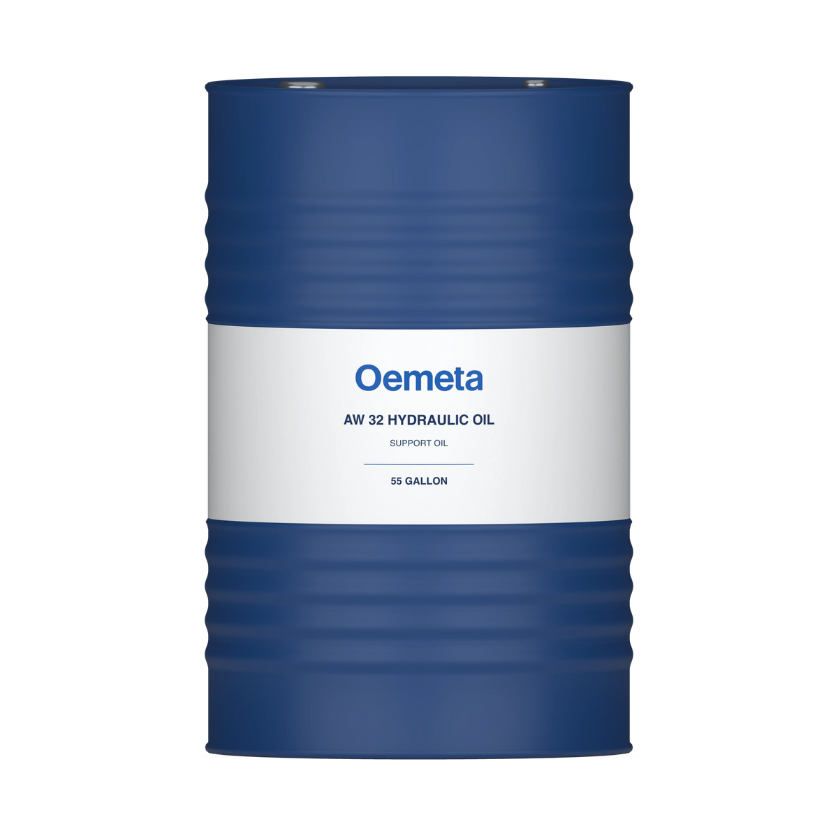 Oemeta AW 32 HYDRAULIC OIL support oil in a 55-gallon drum