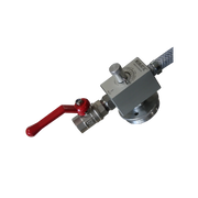 Nimatic single coolant mixer with concentration adjustment dial and threaded drum connection