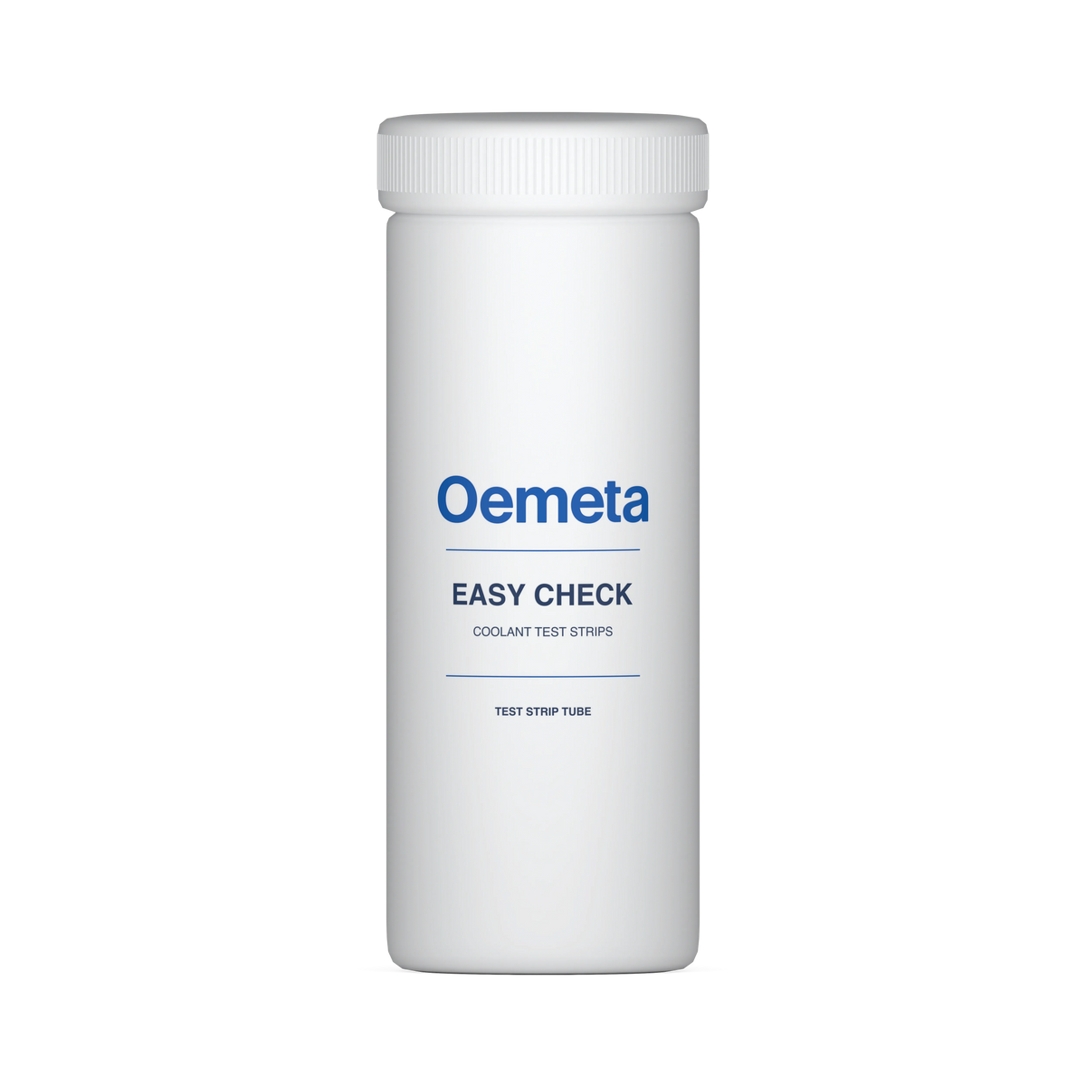 Oemeta Coolant Easy Check Test Strip Tube with white ribbed cap