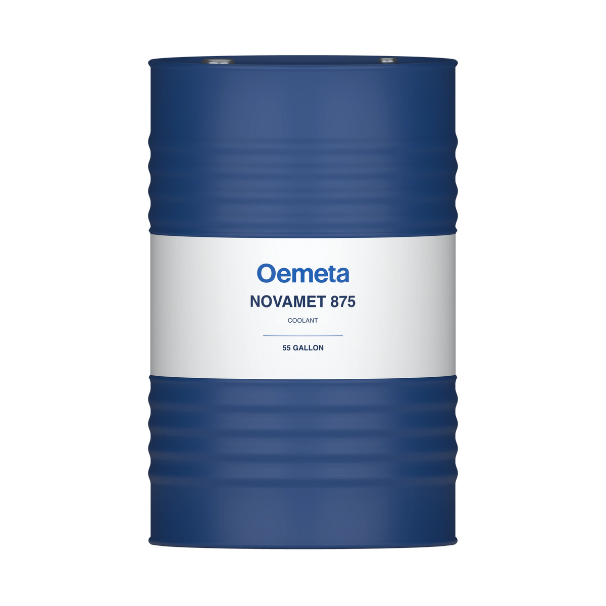 Oemeta NOVAMET 875 coolant in a 55-gallon drum