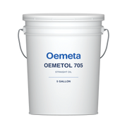 Oemeta OEMETOL 705 straight oil in a 5-gallon pail