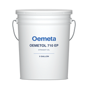Oemeta OEMETOL 710 EP straight oil in a 5-gallon pail