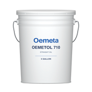 Oemeta OEMETOL 710 straight oil in a 5-gallon pail
