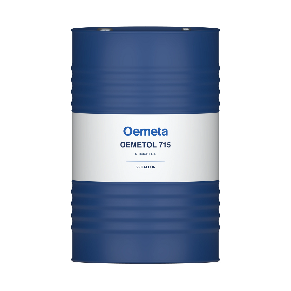 Oemeta OEMETOL 715 straight oil in a 55-gallon drum
