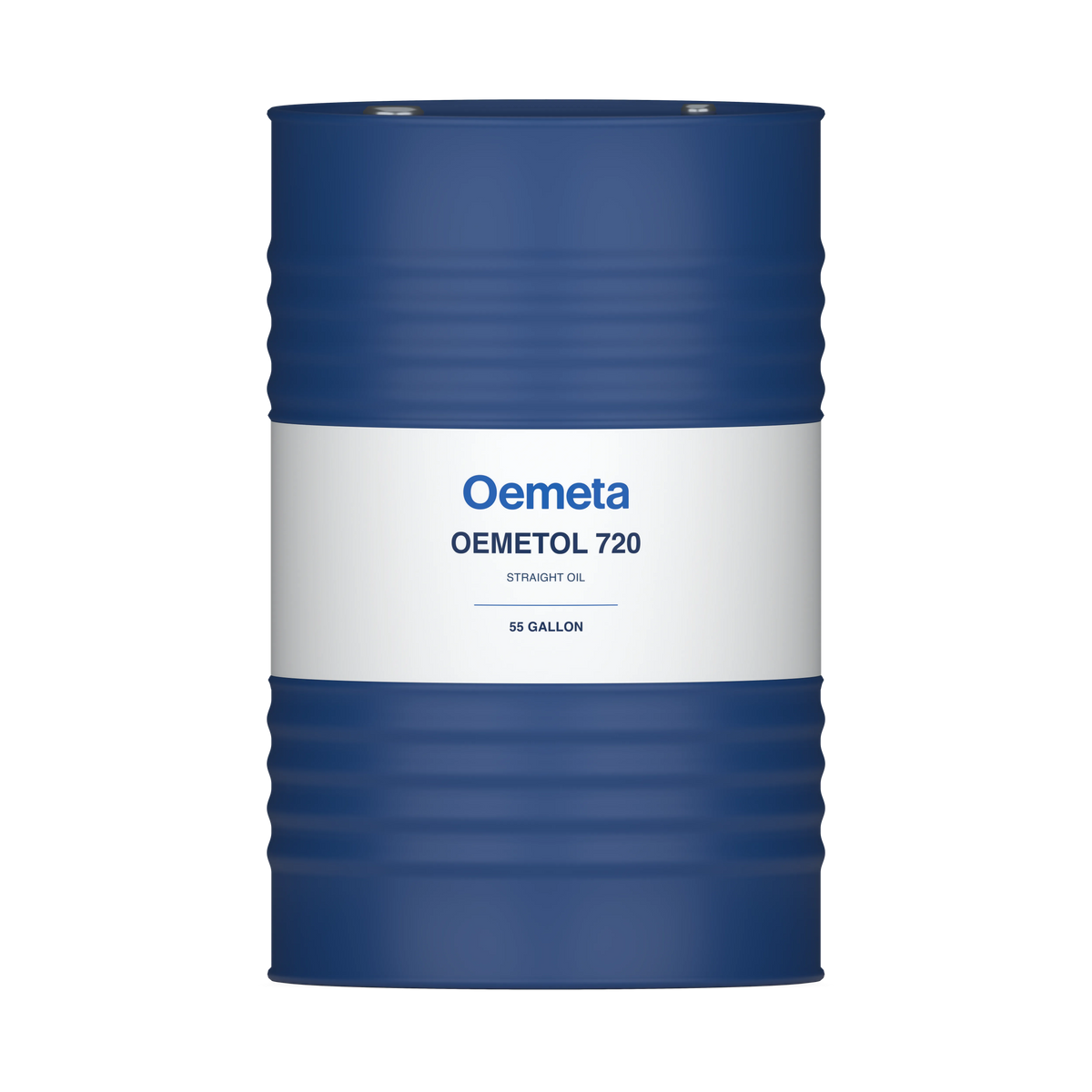 Oemeta OEMETOL 720 straight oil in a 55-gallon drum