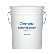 Oemeta OEMETOL 720 EP straight oil in a 5-gallon pail