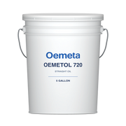 Oemeta OEMETOL 720 straight oil in a 5-gallon pail