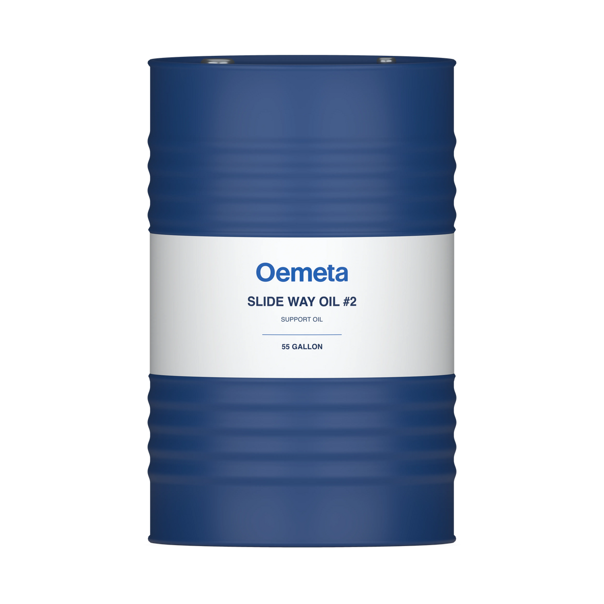 Oemeta SLIDE WAY OIL #2 support oil in a 55-gallon drum
