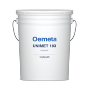 Oemeta UNIMET 183 coolant in a 5-gallon pail