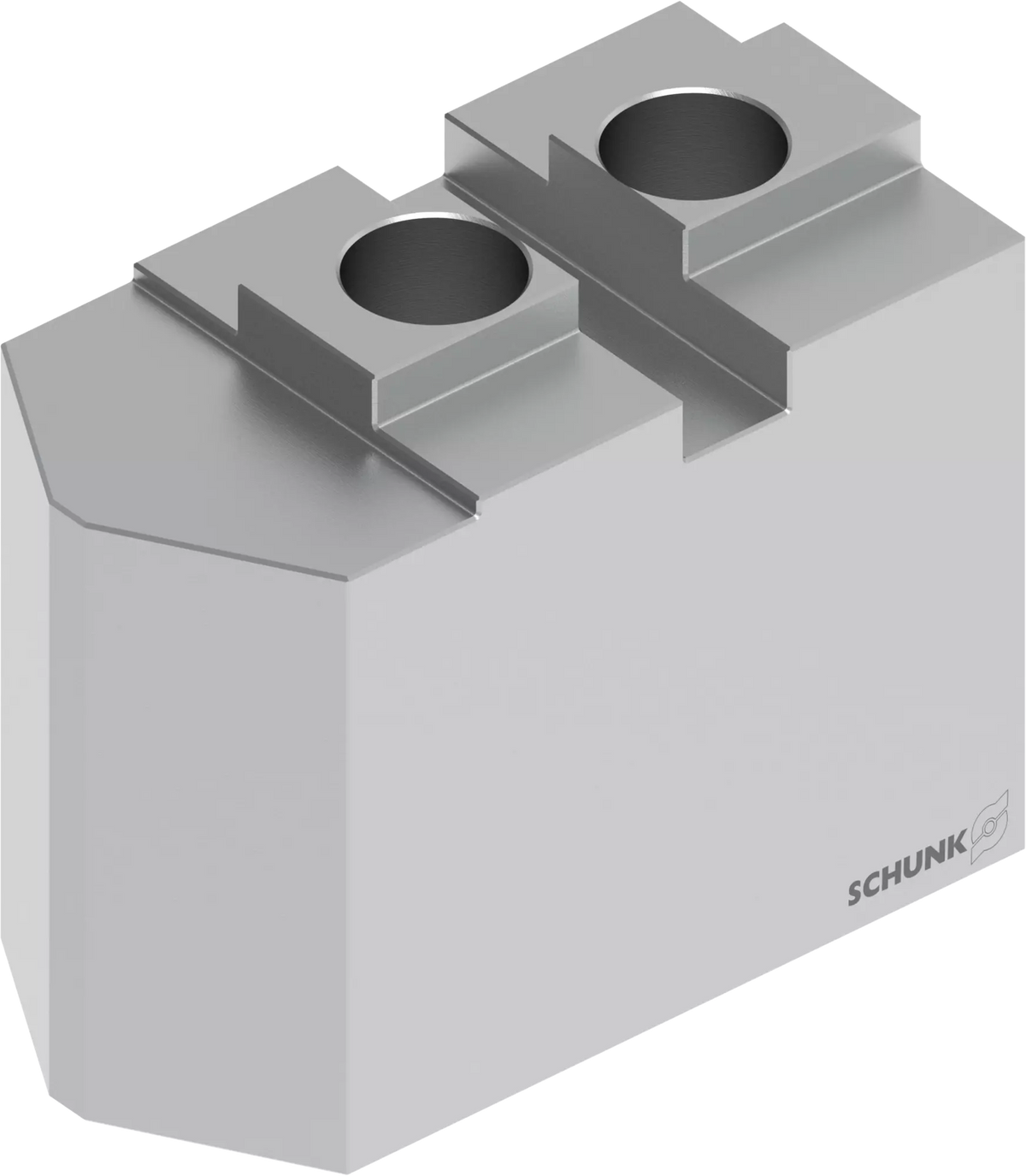 SCHUNK Angled top jaws, aluminum — representative manufacturer illustration