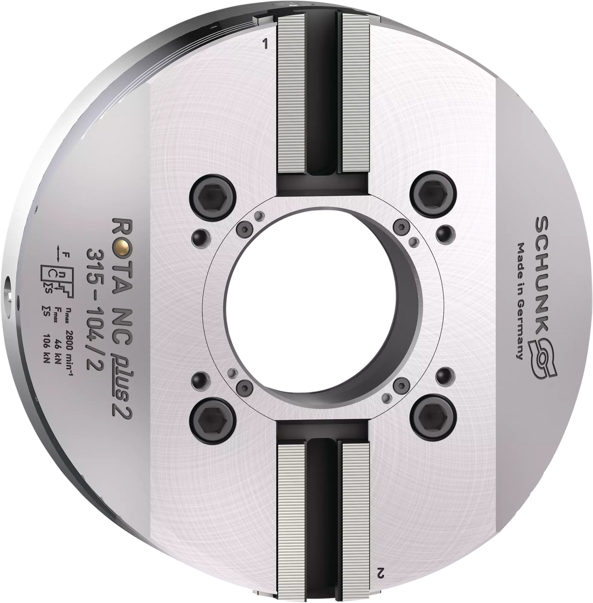 SCHUNK ROTA NC plus 2 — representative manufacturer illustration