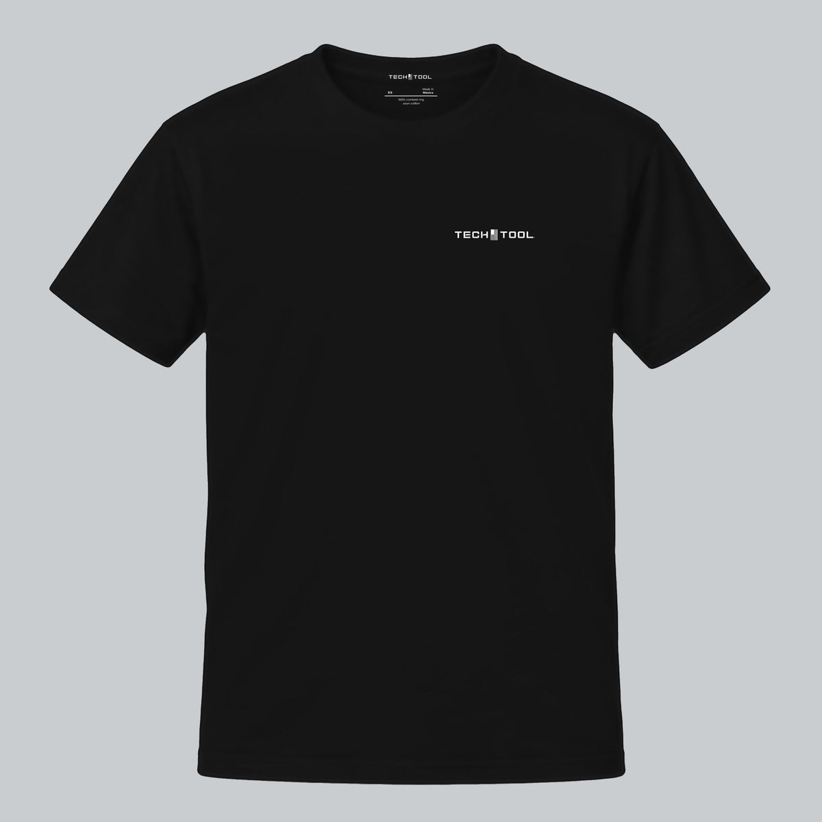 Controlled Chaos — Under Load T-Shirt, front view showing Tech Tool chest logo