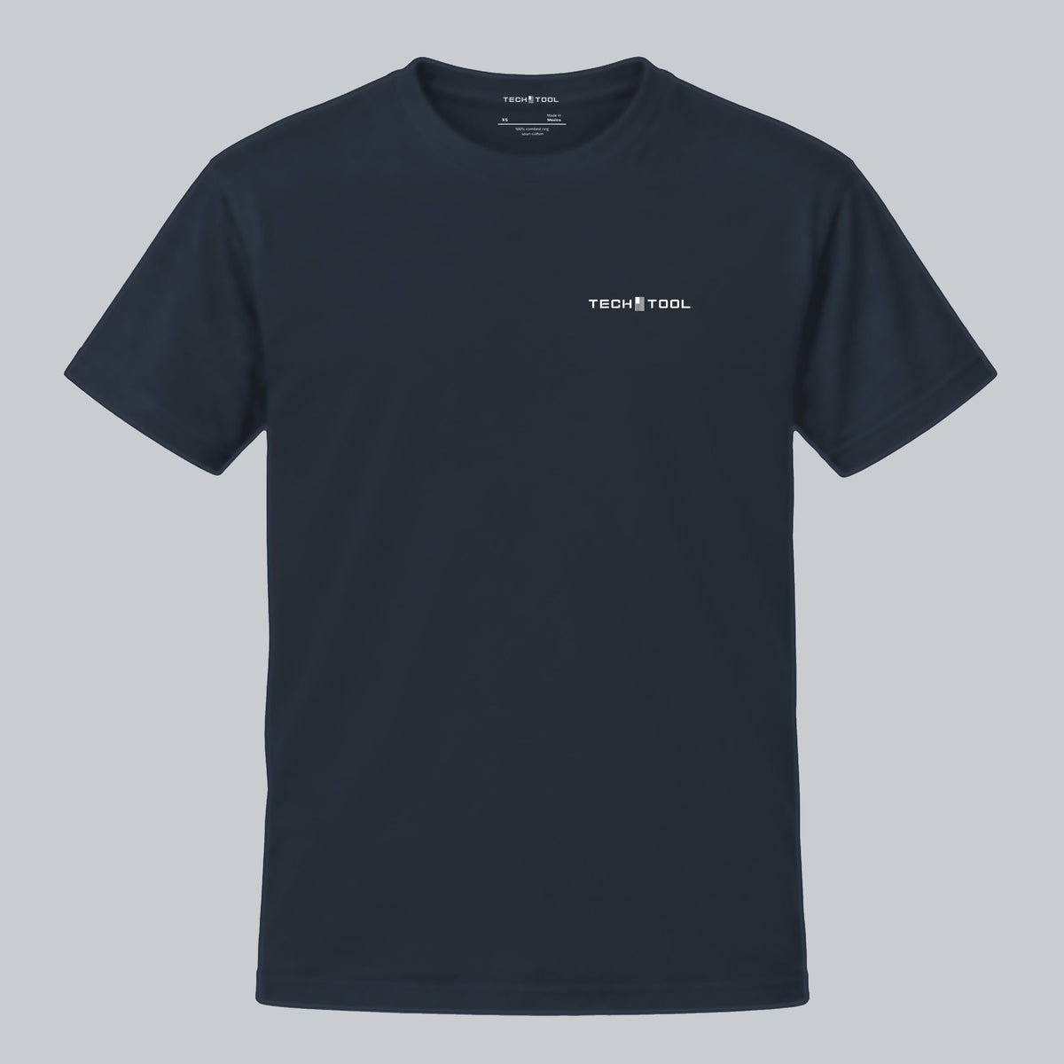 Tech Tool Core T-Shirt, front view showing Tech Tool chest logo | Color: Midnight Navy