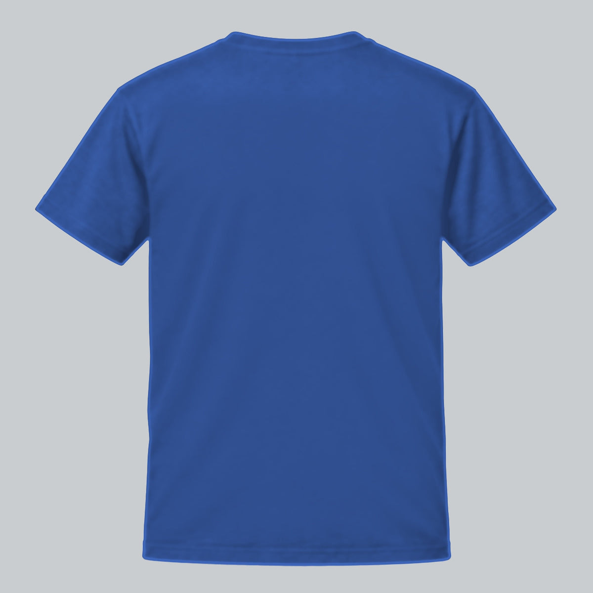 Tech Tool Core T-Shirt, back view showing plain back and collar | Color: Royal Blue