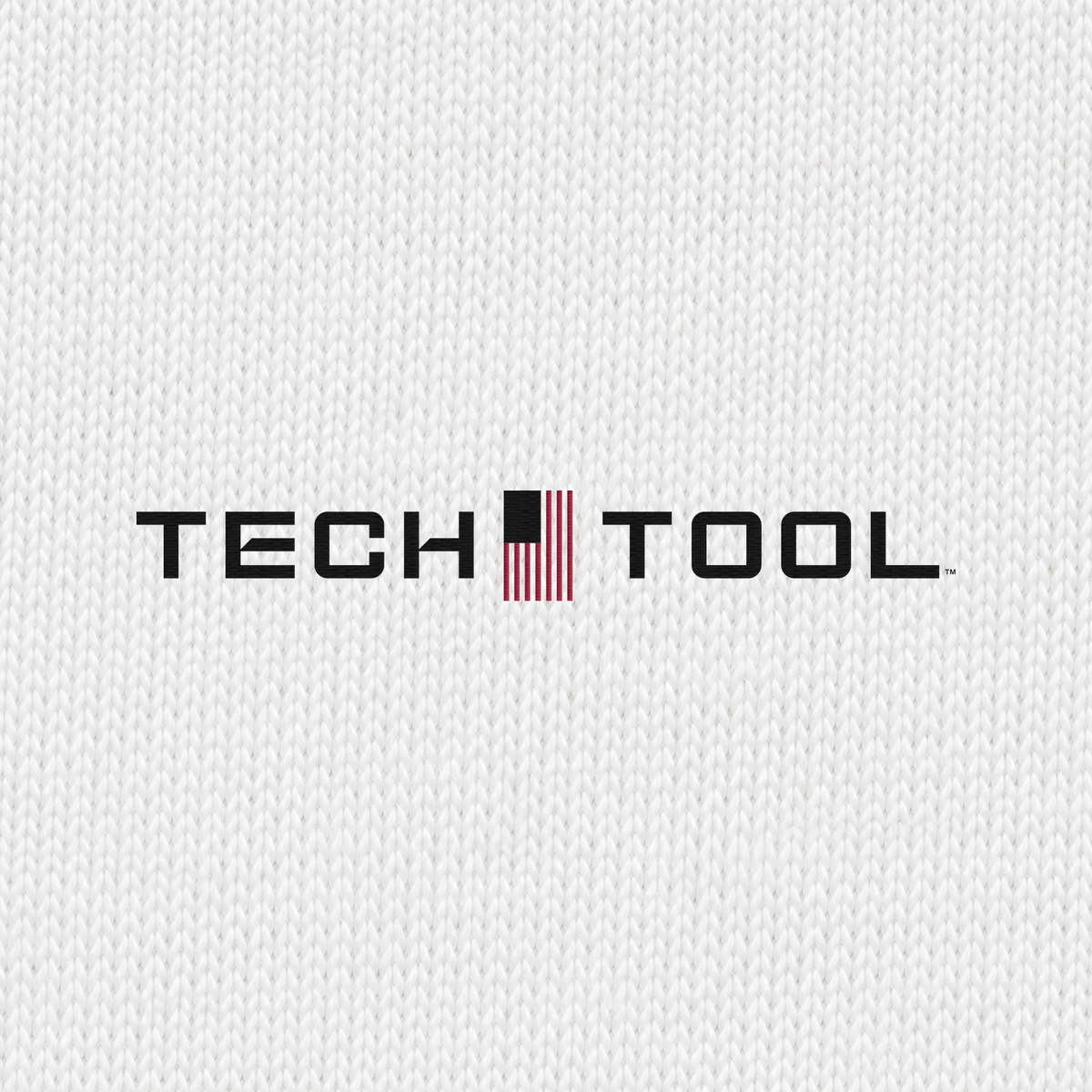 Tech Tool Unisex Core Fleece Joggers, macro detail render of Tech Tool embroidery and cotton-face fabric | Color: White
