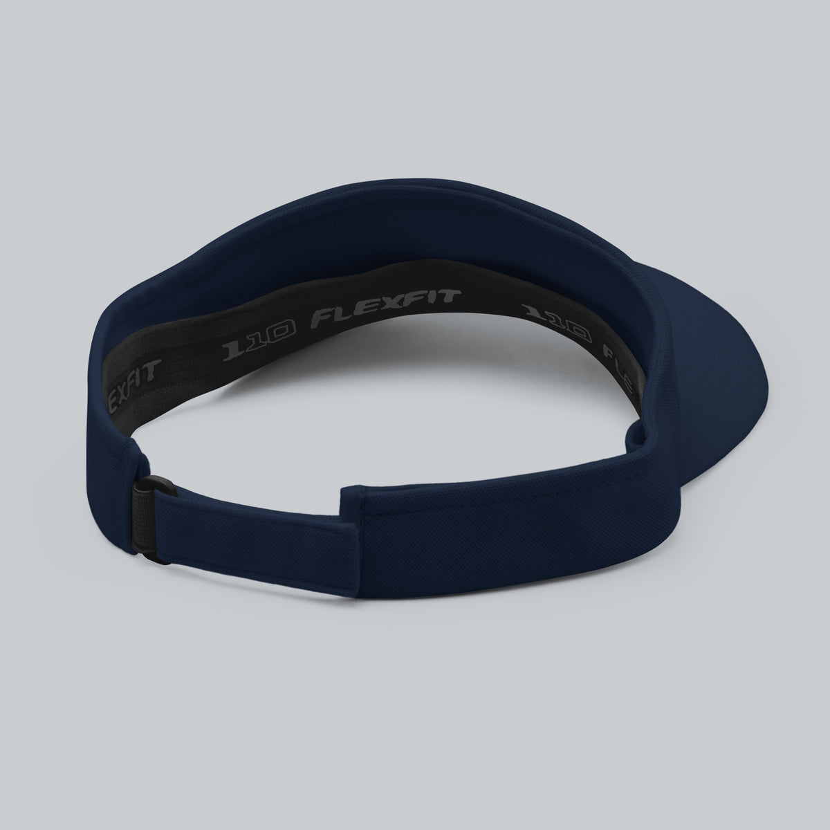 Tech Tool Las Vegas visor in navy with white logo, back view | Color: Navy