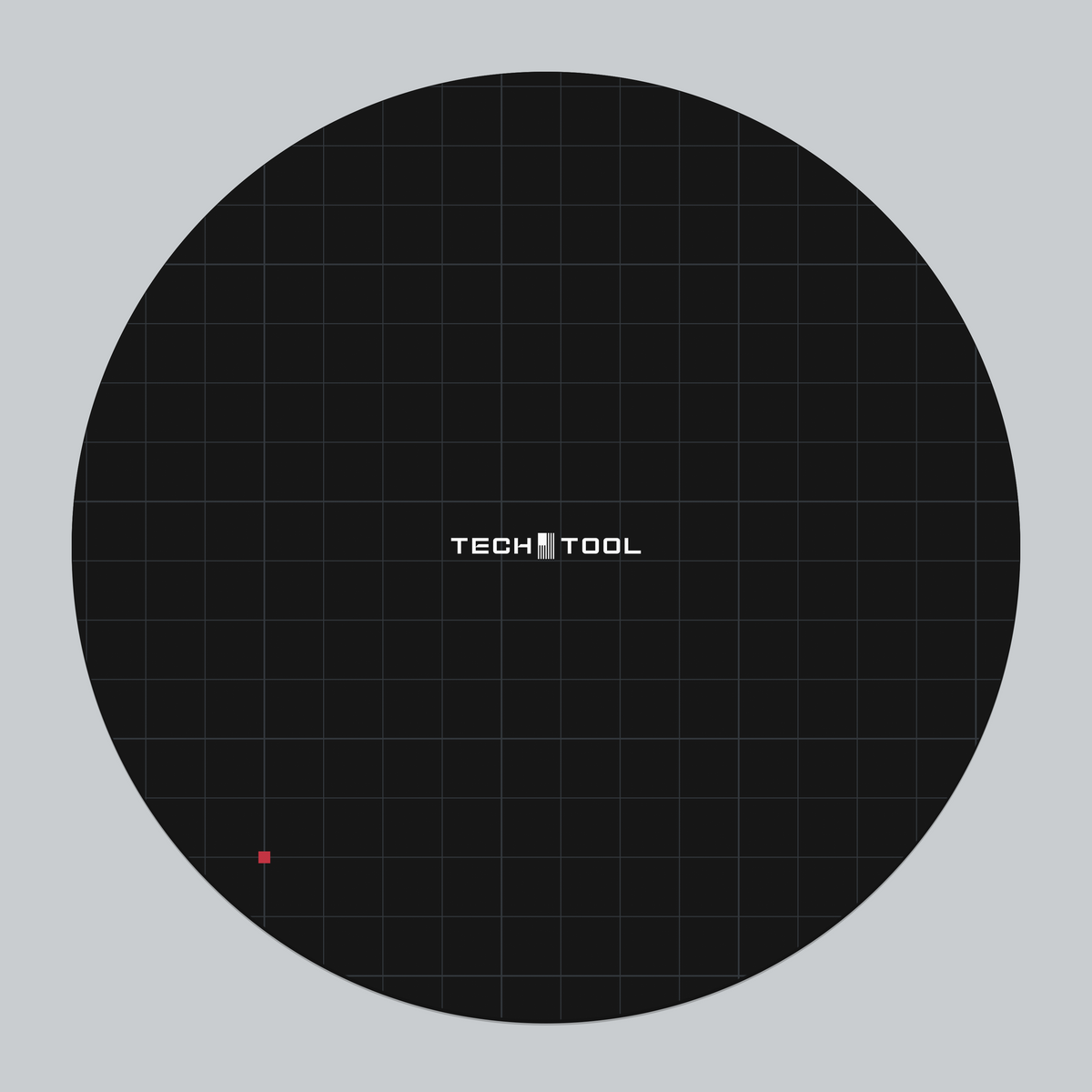 Tech Tool Datum mouse pad full view | Design: Datum | Color: Black | Format: Round