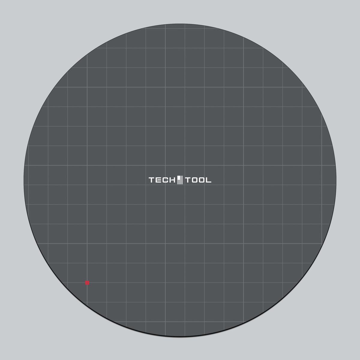 Tech Tool Datum mouse pad full view | Design: Datum | Color: Gunmetal | Format: Round
