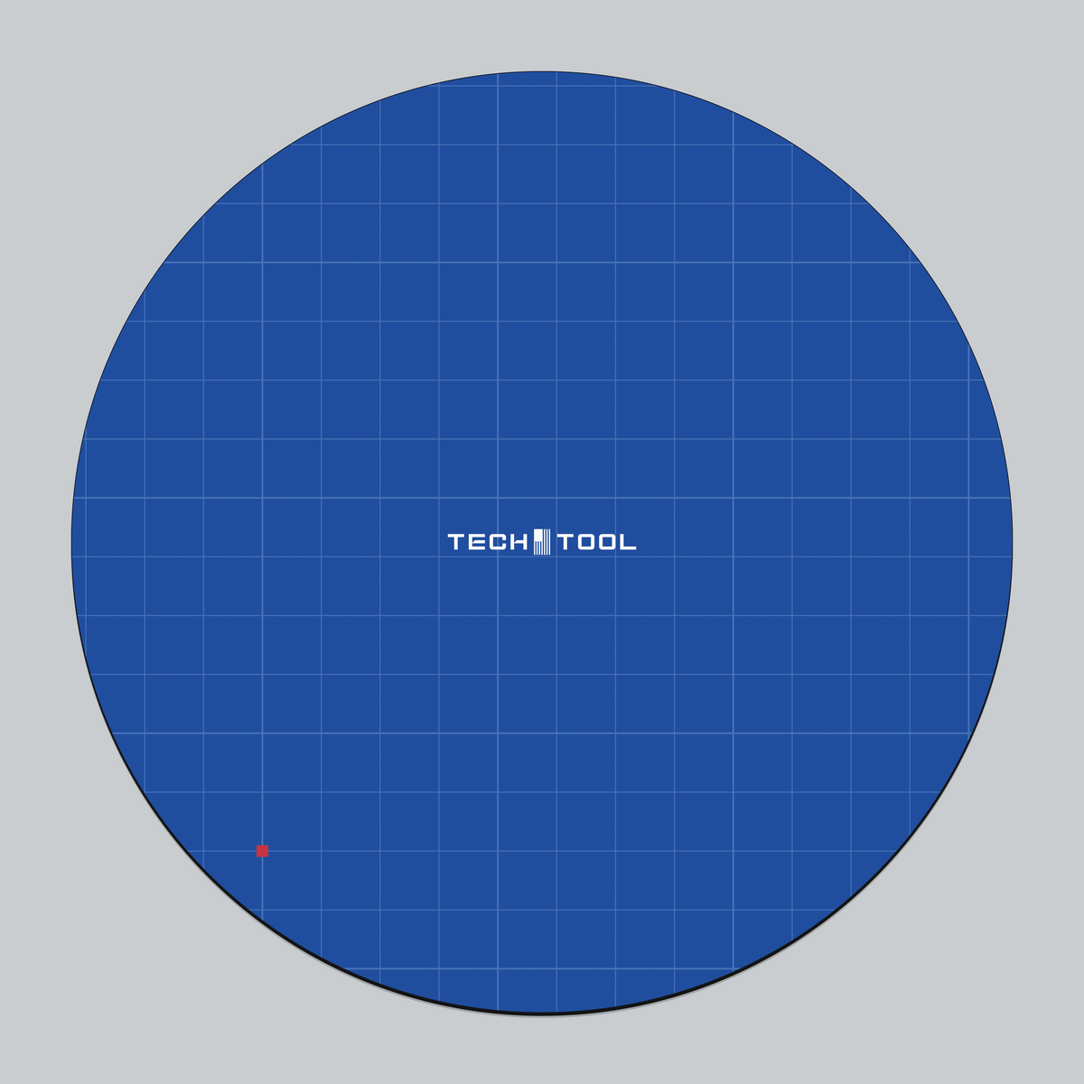 Tech Tool Datum mouse pad full view | Design: Datum | Color: Royal | Format: Round