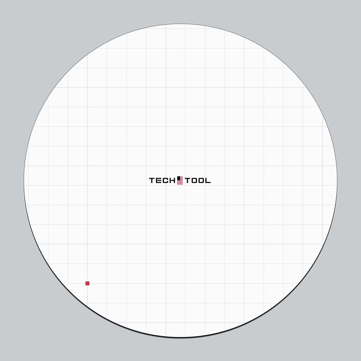Tech Tool Datum mouse pad full view | Design: Datum | Color: White | Format: Round