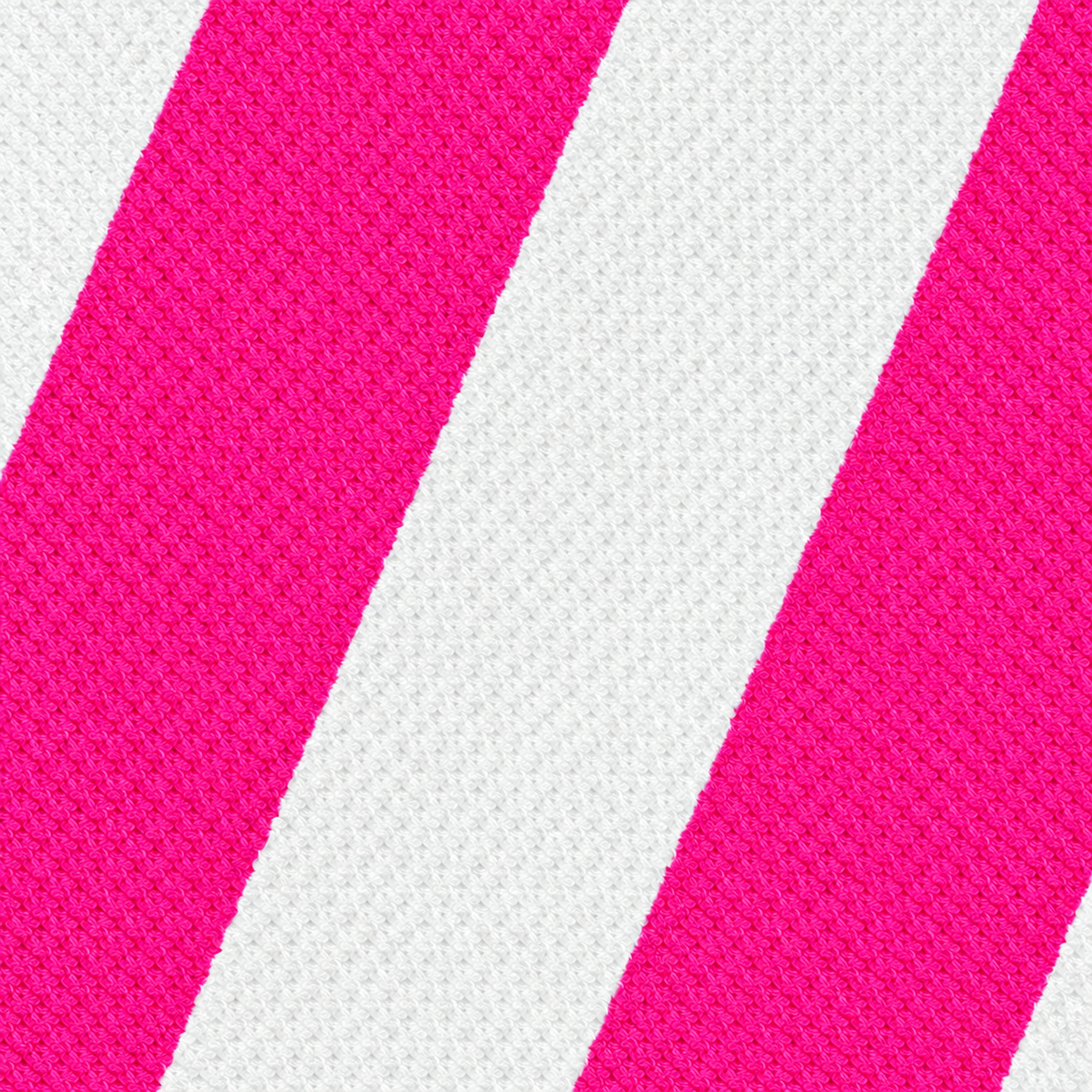 Tech Tool Signature Golf Towel in Hot Pink, full-bleed macro of colored and white microfiber stripes | Color: Hot Pink