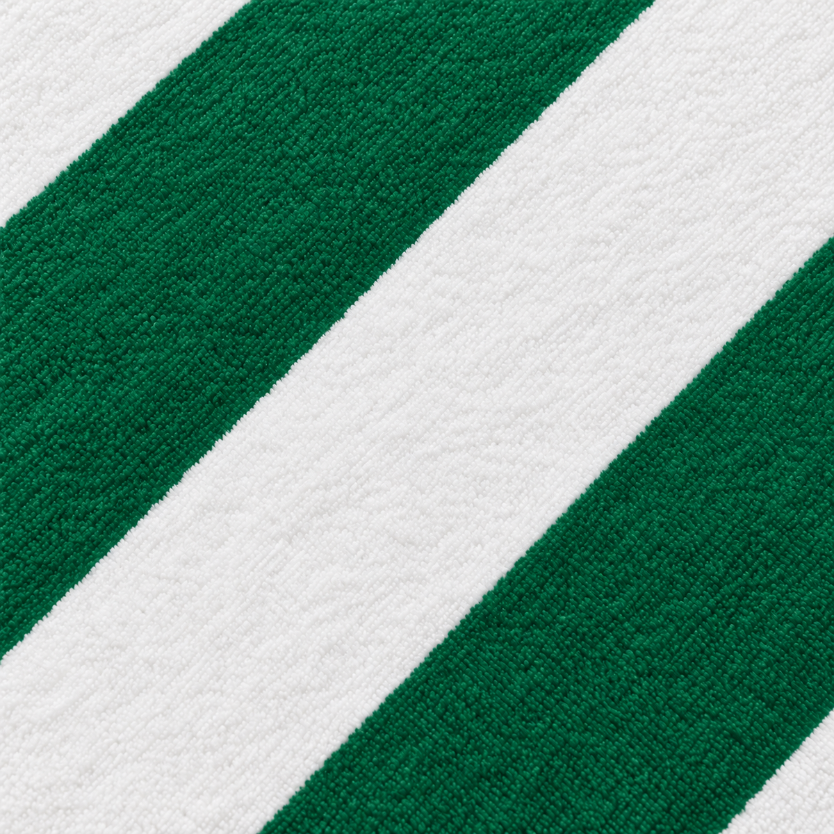 Tech Tool Signature Hand Towel in Golf Green, full-bleed macro of colored and white stripes | Color: Golf Green