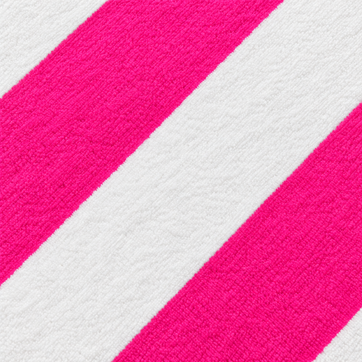 Tech Tool Signature Hand Towel in Hot Pink, full-bleed macro of colored and white stripes | Color: Hot Pink